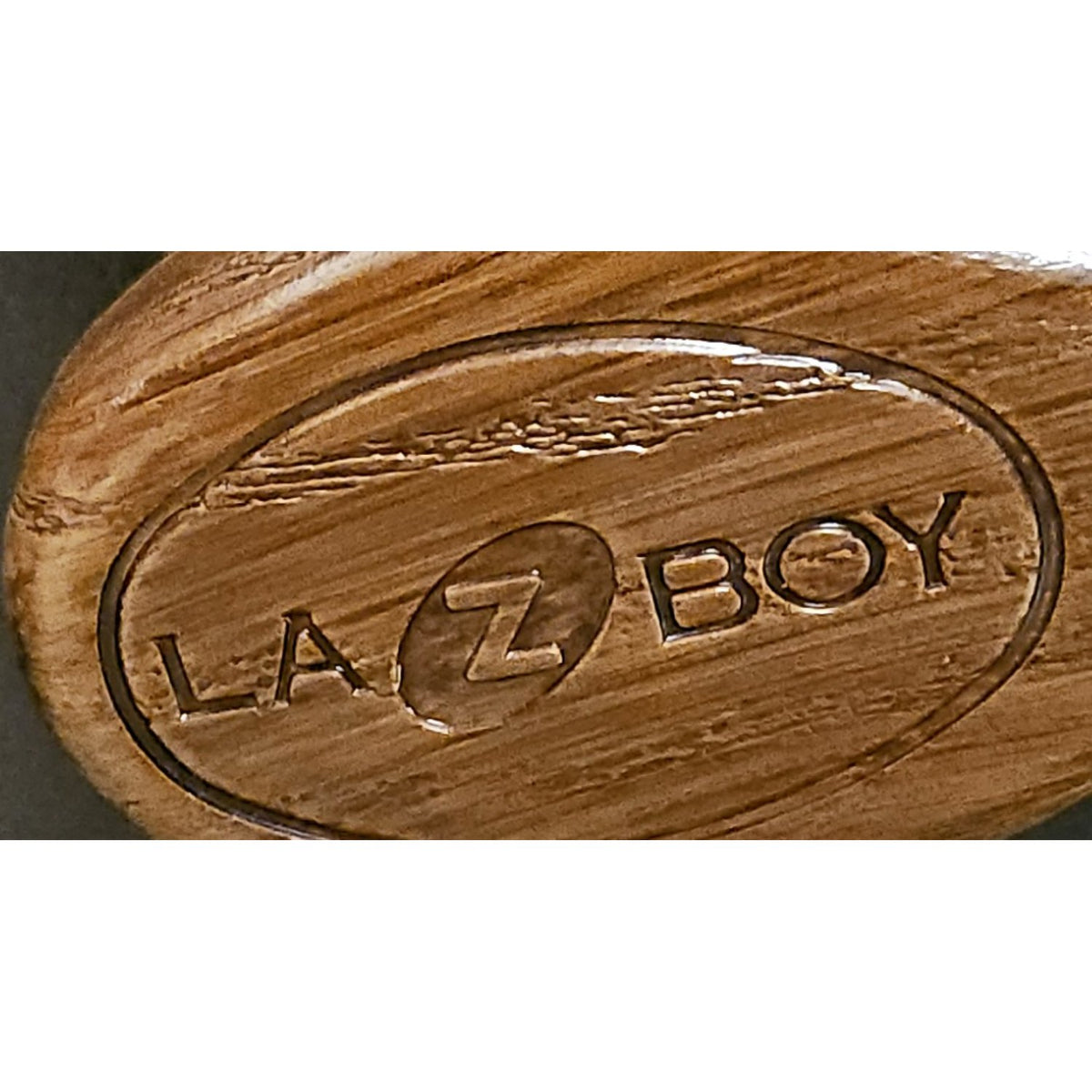 La-Z-Boy Brown Leather Swivel Rocking Recliner
