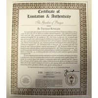 Framed Limited Edition Lithograph "The Garden of Prayer" by Thomas Kinkade