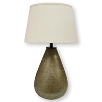 Ashley Mottled Gold-tone Glass Table Lamp
