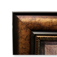 Framed Floral Medallion Artwork