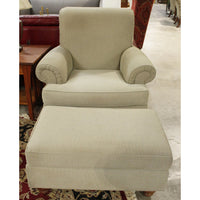 Ethan Allen Club Chair w/Ottoman