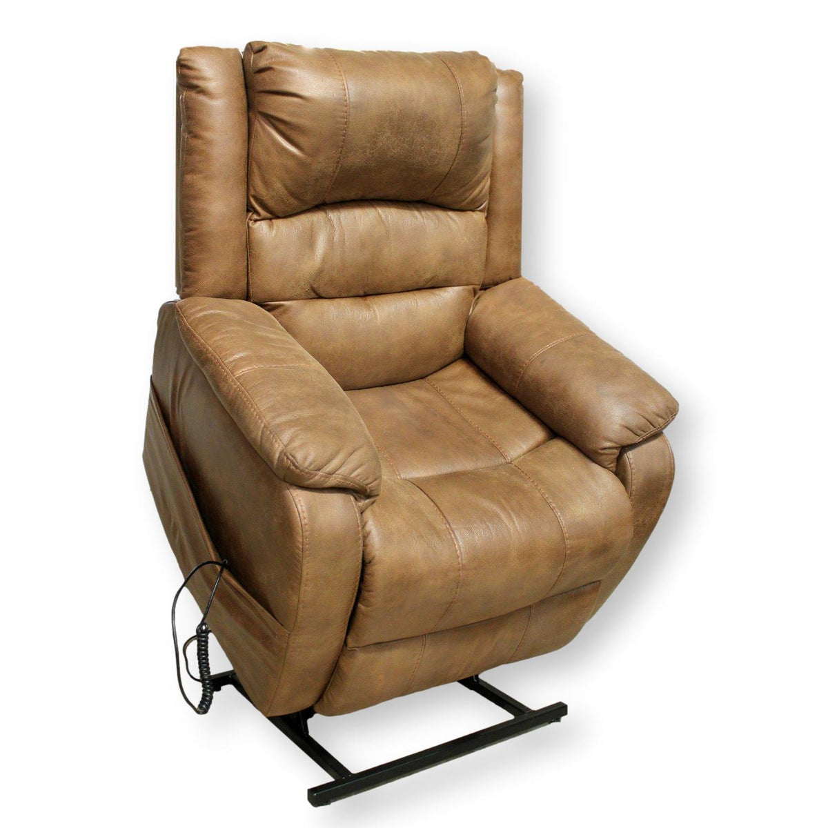Ashley Caramel Dual Motor Power Lift Recliner
