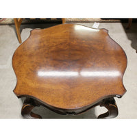 Baker Furniture Burl Top Accent Table