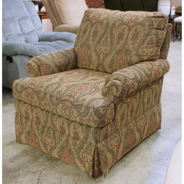 Ethan Allen Tapestry Club Chair