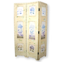 Illuminated Furn. Botanical 3 Panel Room Divider