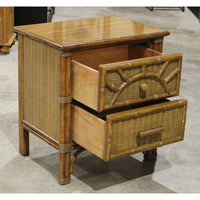 Henry Link Rattan & Bamboo Nightstand