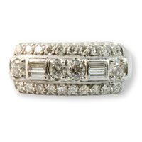 Vintage .80ctw Diamond 14K White Gold Ring - Refurbished