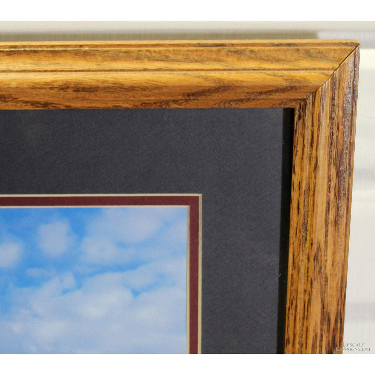 Framed Photographic Art Print - Lone Tree at Mountain Lake