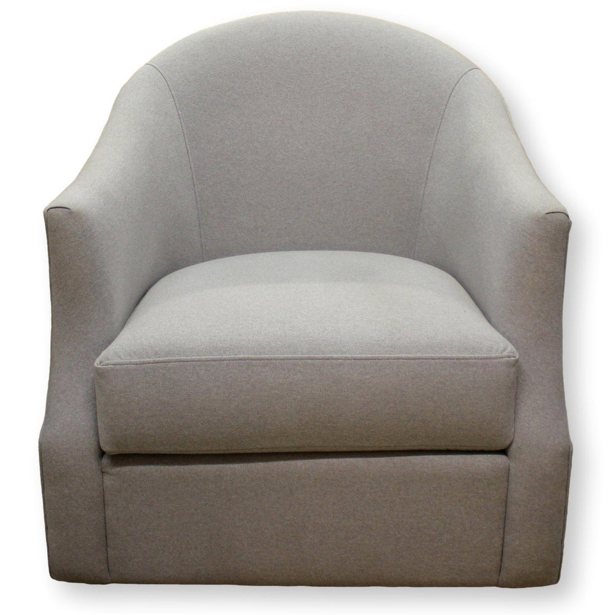 Sherrill Light Gray Swivel Chair