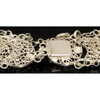Schoonhoven, The Netherlands Silver City Filigree Beaded Necklace, Bracelet, Earring Jewelry Set
