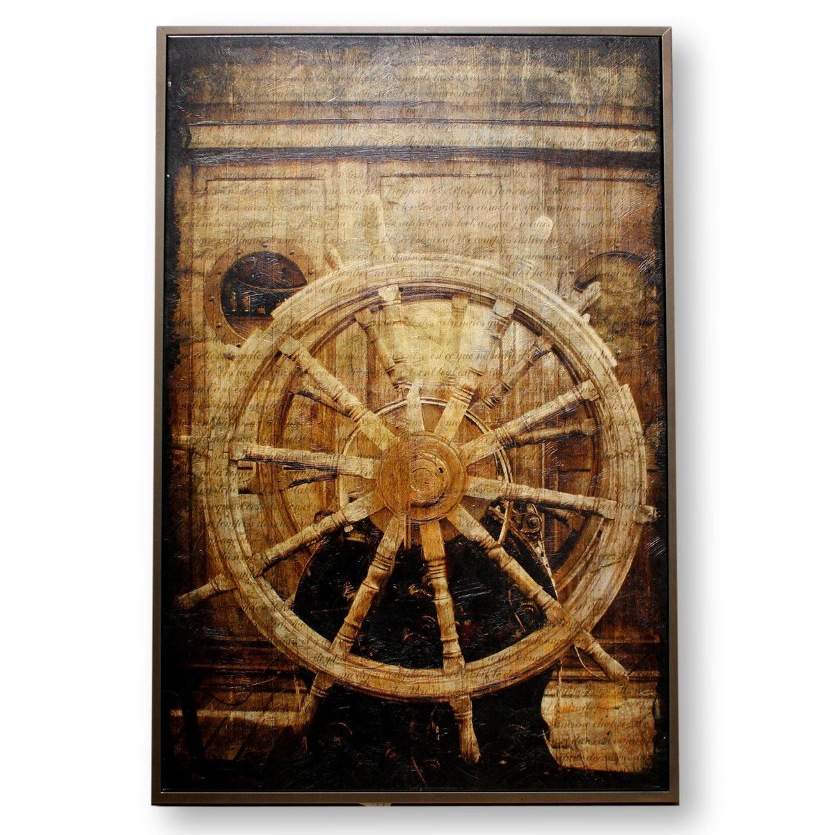 "Voyager Wheel" Canvas Print