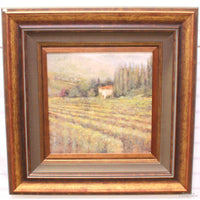Framed Textured Giclee 'Wine Country I'