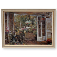 Framed Artwork - Garden Patio