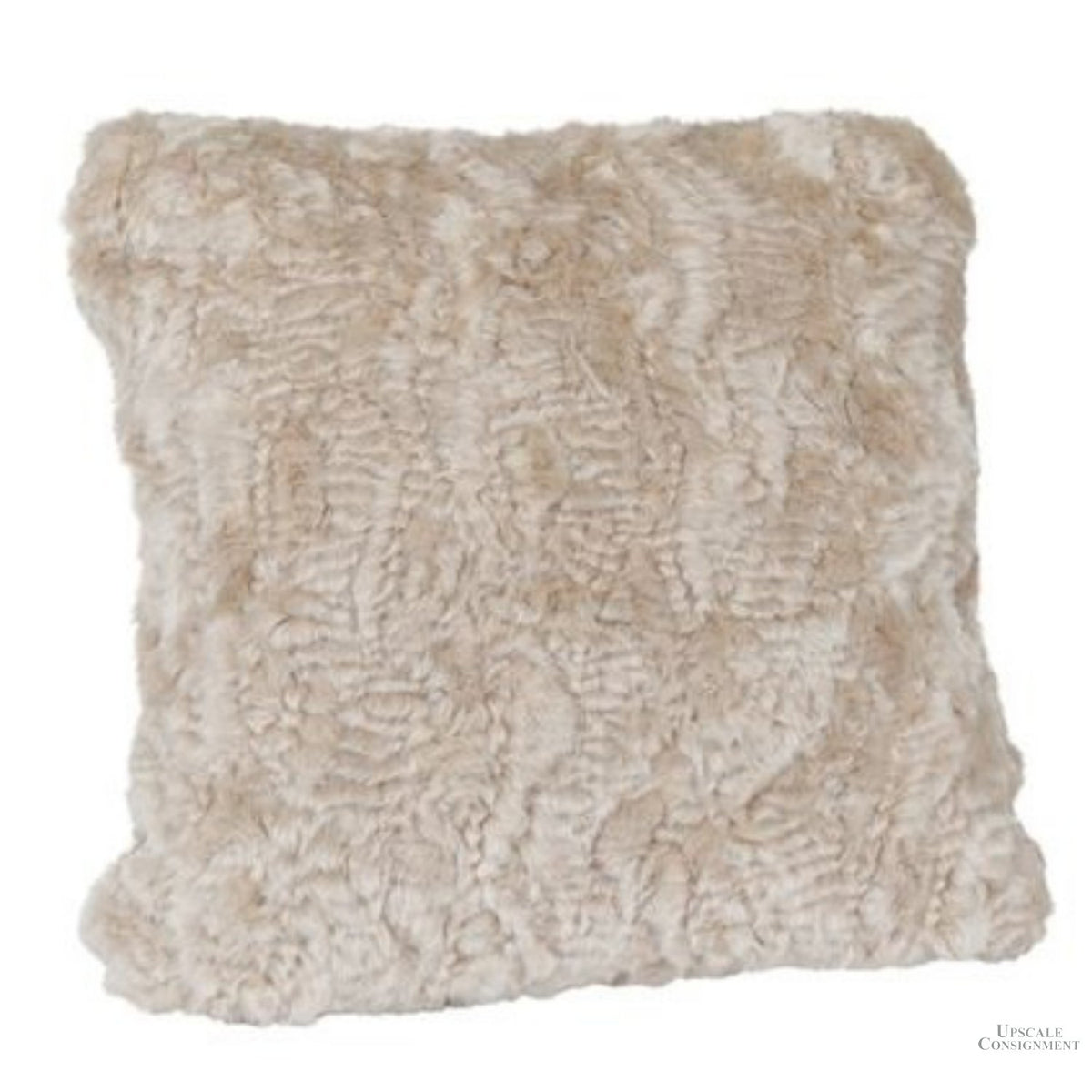 Persian Lamb Faux Fur 18" x 18" Pillow