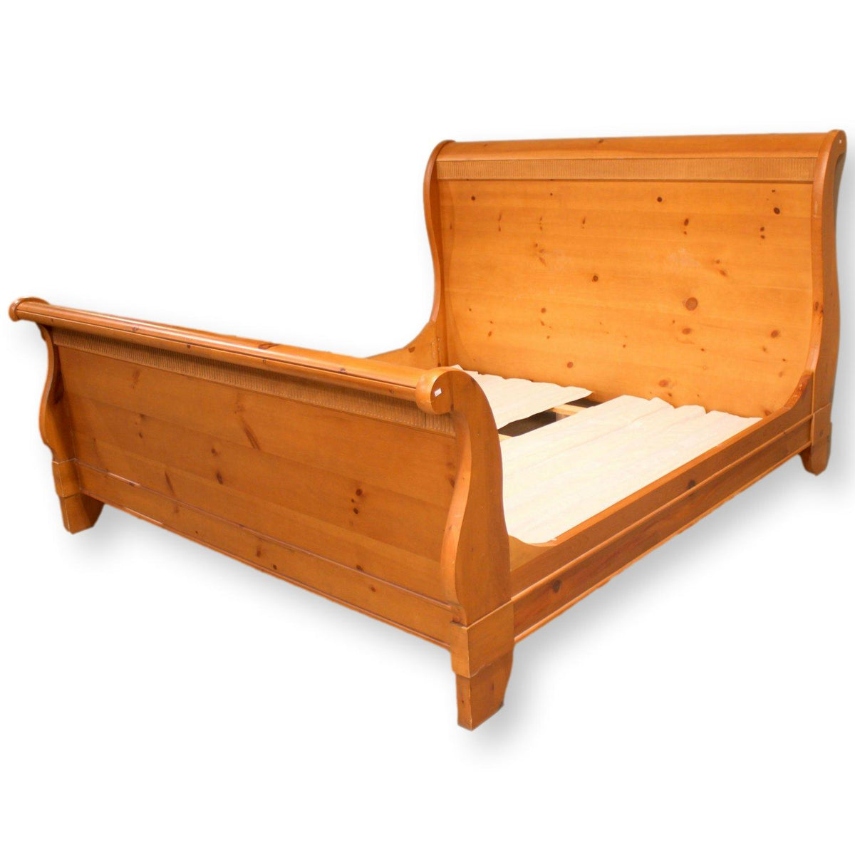 'Legacy' King Size Pine Sleigh Bed