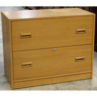 Oak Lateral File Cabinet