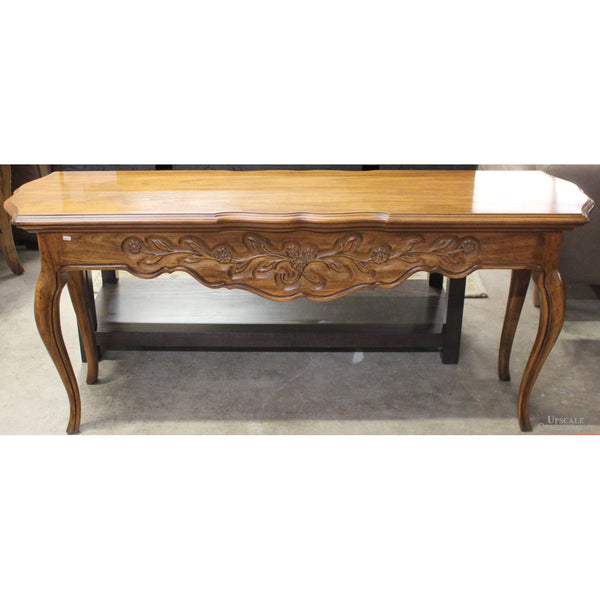 Drexel French Country Oak Sofa Table