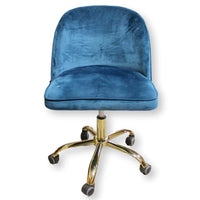 Blue & Gold Office Chair