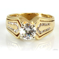 14K Gold 1.04ctw Diamond Ring .83ct Brilliant Diamond Solitaire