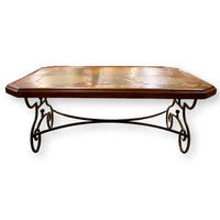 Stone & Rosewood Coffee Table