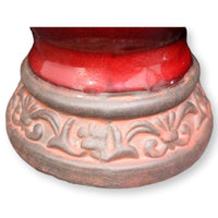 Gracious Goods Set of Three Red Candleholders