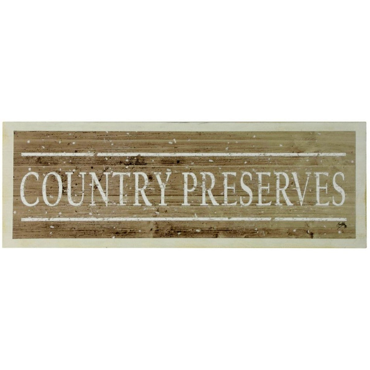 Country Preserves Color Washed Wood Artwork