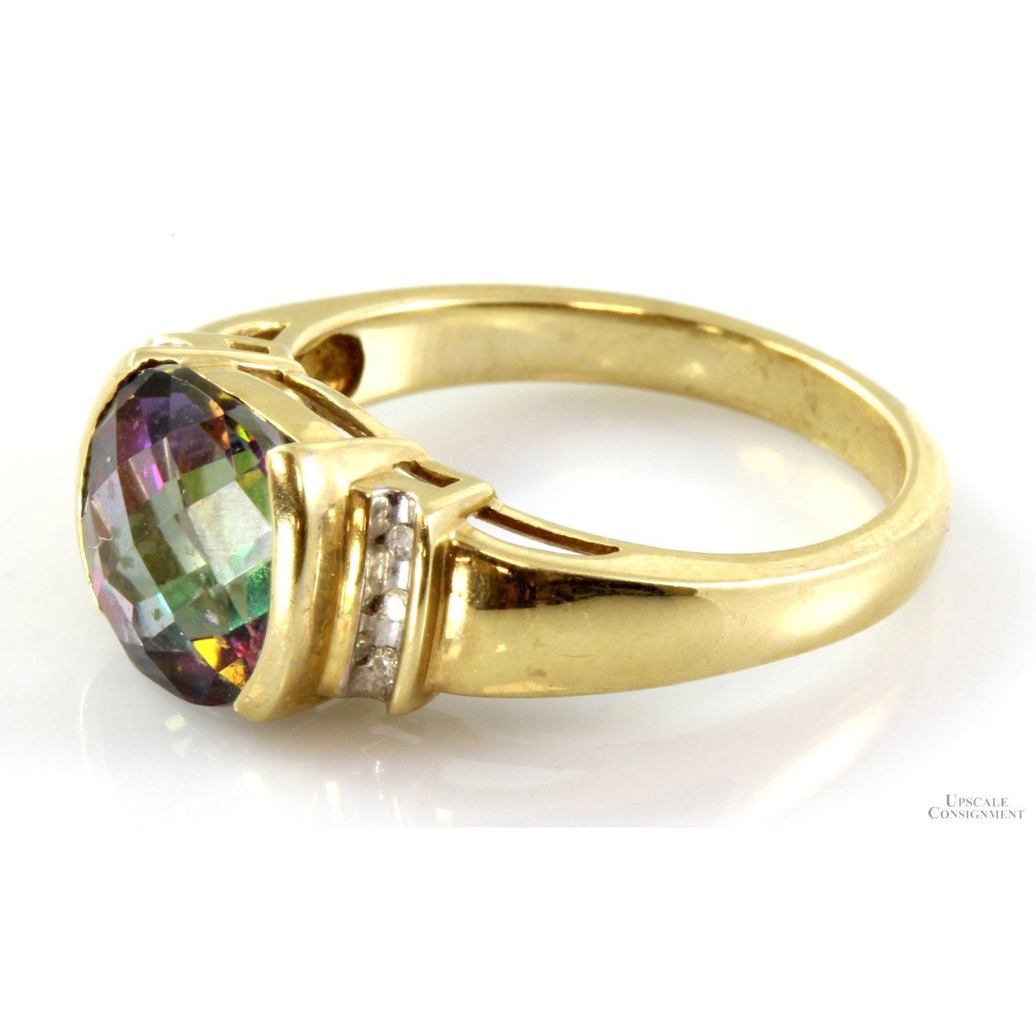 Mystic Topaz purchases Ring Gold