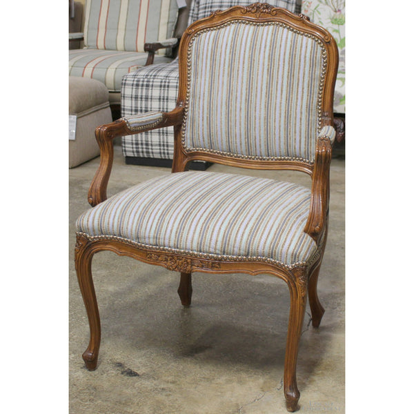 Striped Fauteuil Chair