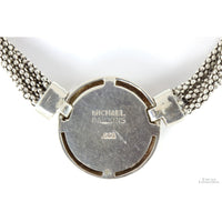 Michael Dawkins Sterling Silver Mother of Pearl Necklace