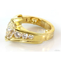 2.72ctw Diamond Engagement 14K Gold Ring 1.74ct. Solitaire