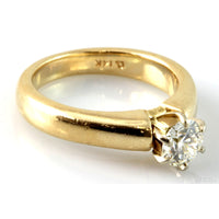.50ct Diamond 14K Yellow Gold Engagement Ring - GIA Report