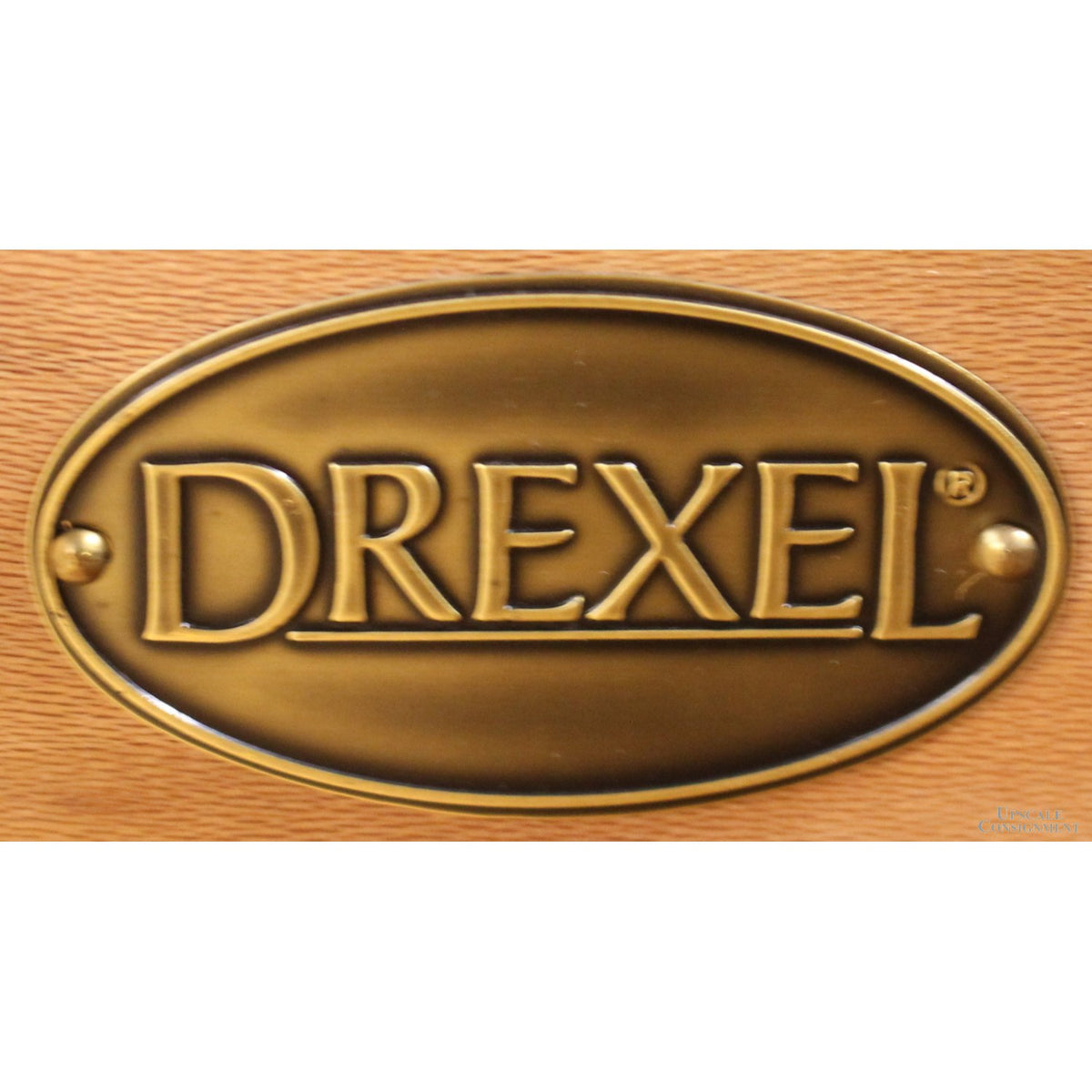 Drexel Oak Drop Leaf End Table