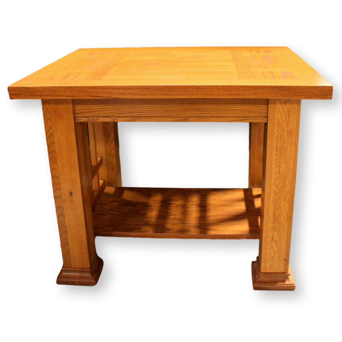 Oak Arts & Crafts Style End Table