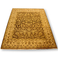 Brown & Gold 8x10 Area Rug