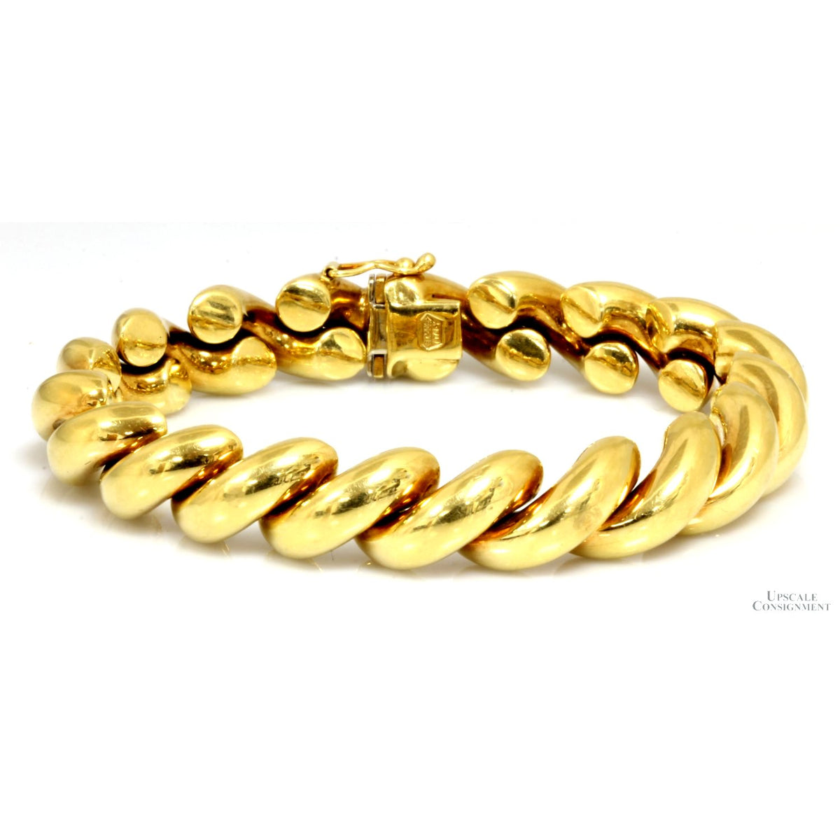 18K Yellow Gold San Marco Twist Bracelet